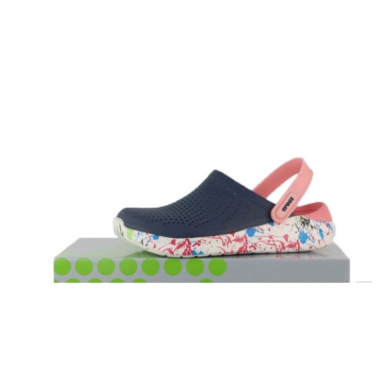 Crocs Clog literide/ Crocs literide clog motif / Sandal wanita literide motif / Crocs literide