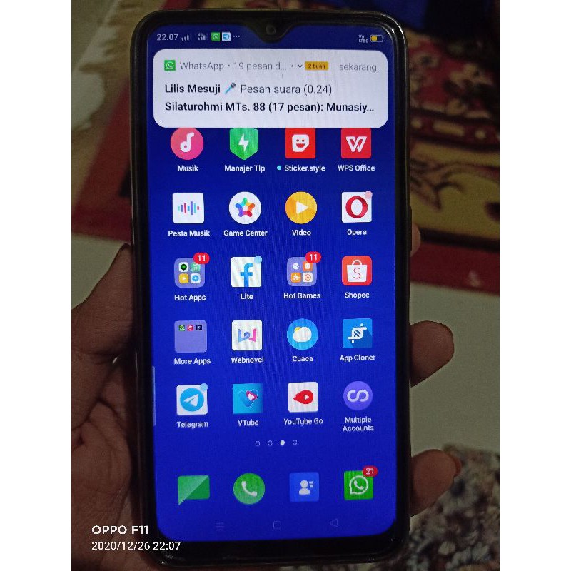 OPPO A12 RAM 4/74 SECOND