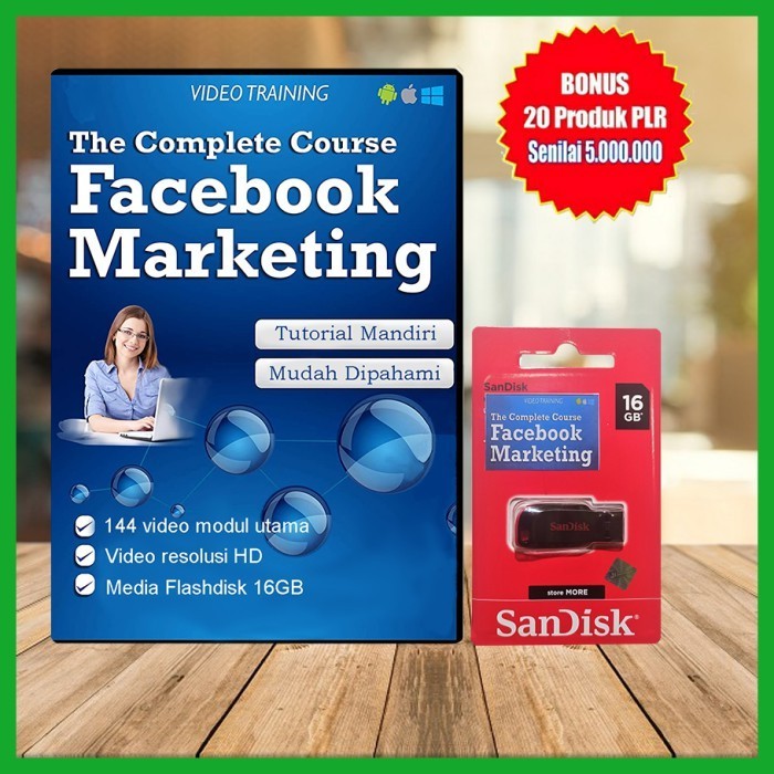 Training Kursus Ads Fb Ads Flashdisk 16gb Indonesia