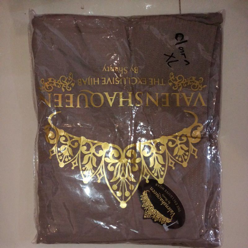 KHIMAR TALI CLARA XL ORIGINAL VALENSHA QUEEN-Smoke