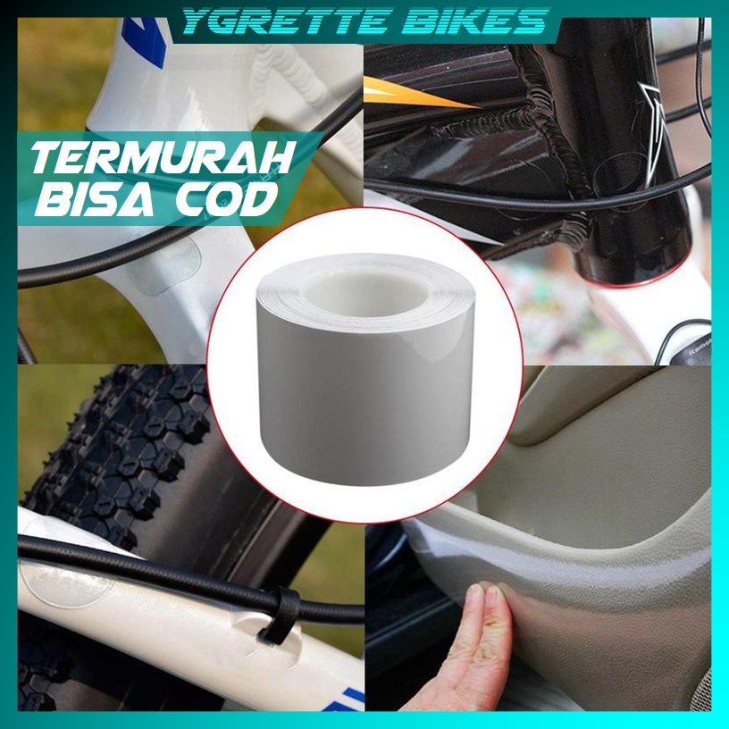 GS8 DEEMOUNT Sticker Sepeda Bike Frame Protector 1 Meter - RCK-104 - Transparent