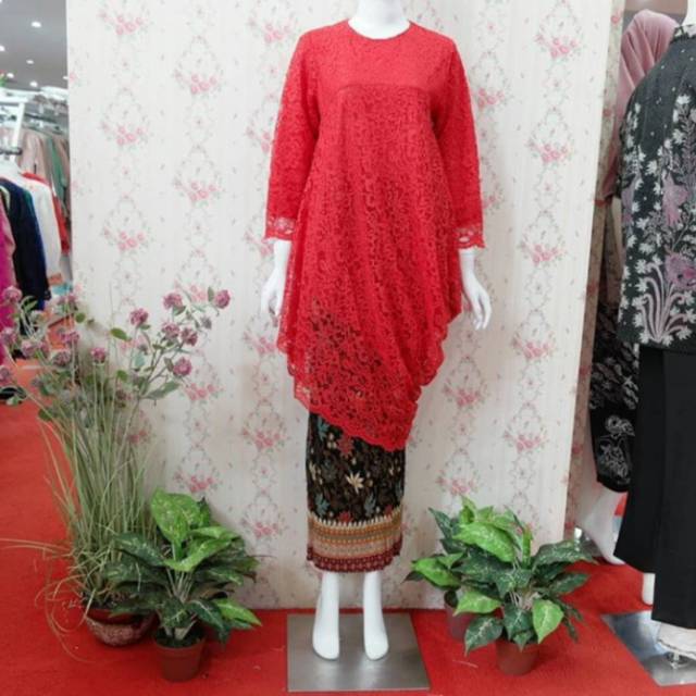 Atasan kebaya terbaru merah