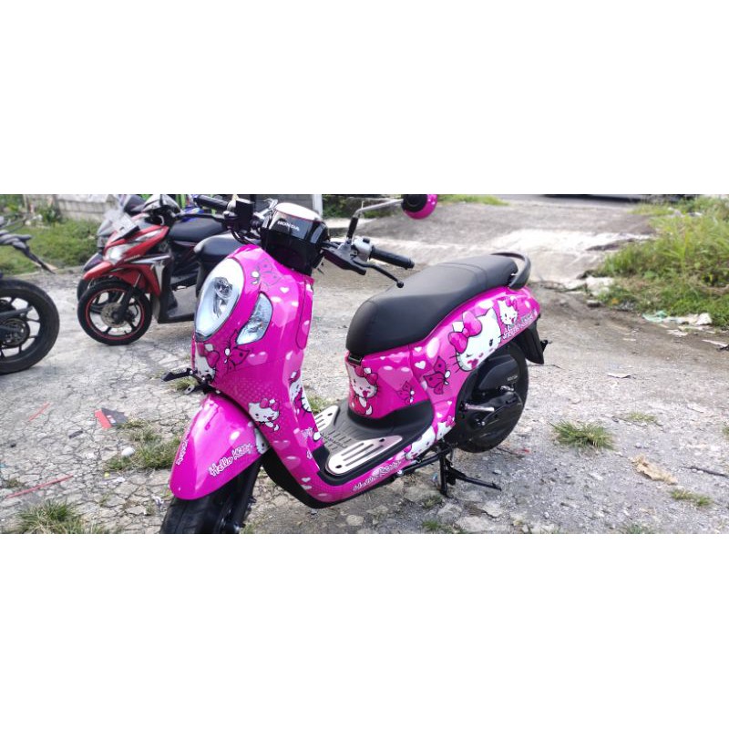 decal scoopy hello kitty