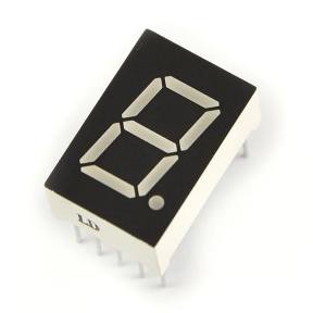 Seven Segment 0.36 Inch Red Super Bright Common Anoda Iseeu773 Dijamin