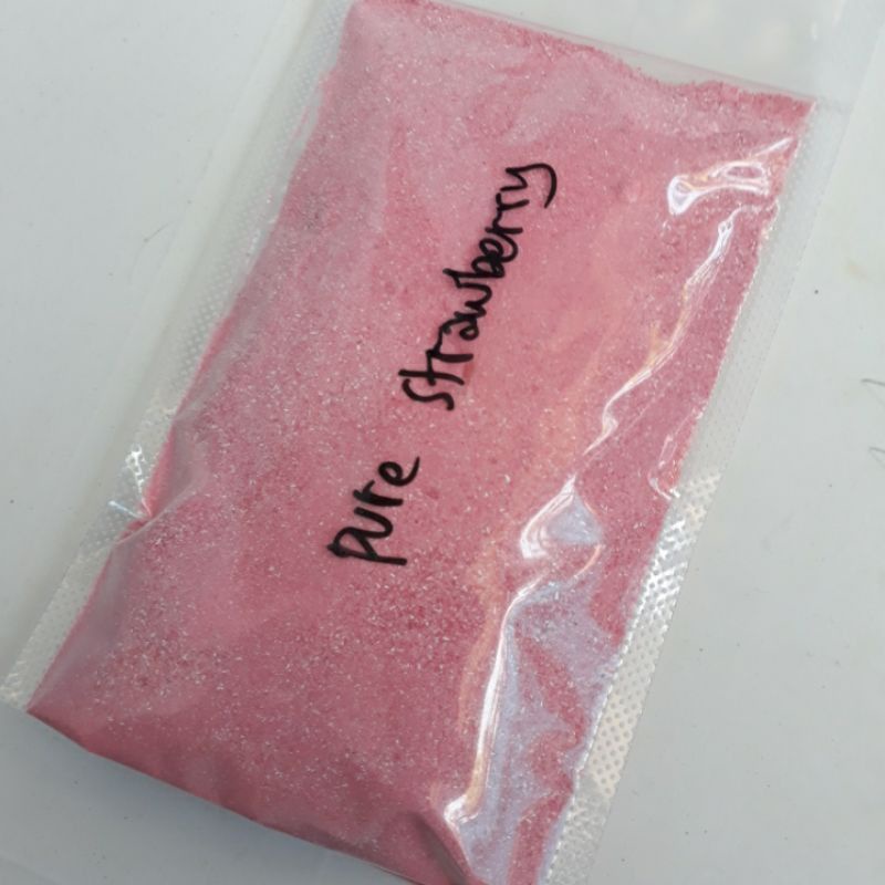 

50 gr bubuk strawberry Essens/strawberry pure essen/perisa strawberry