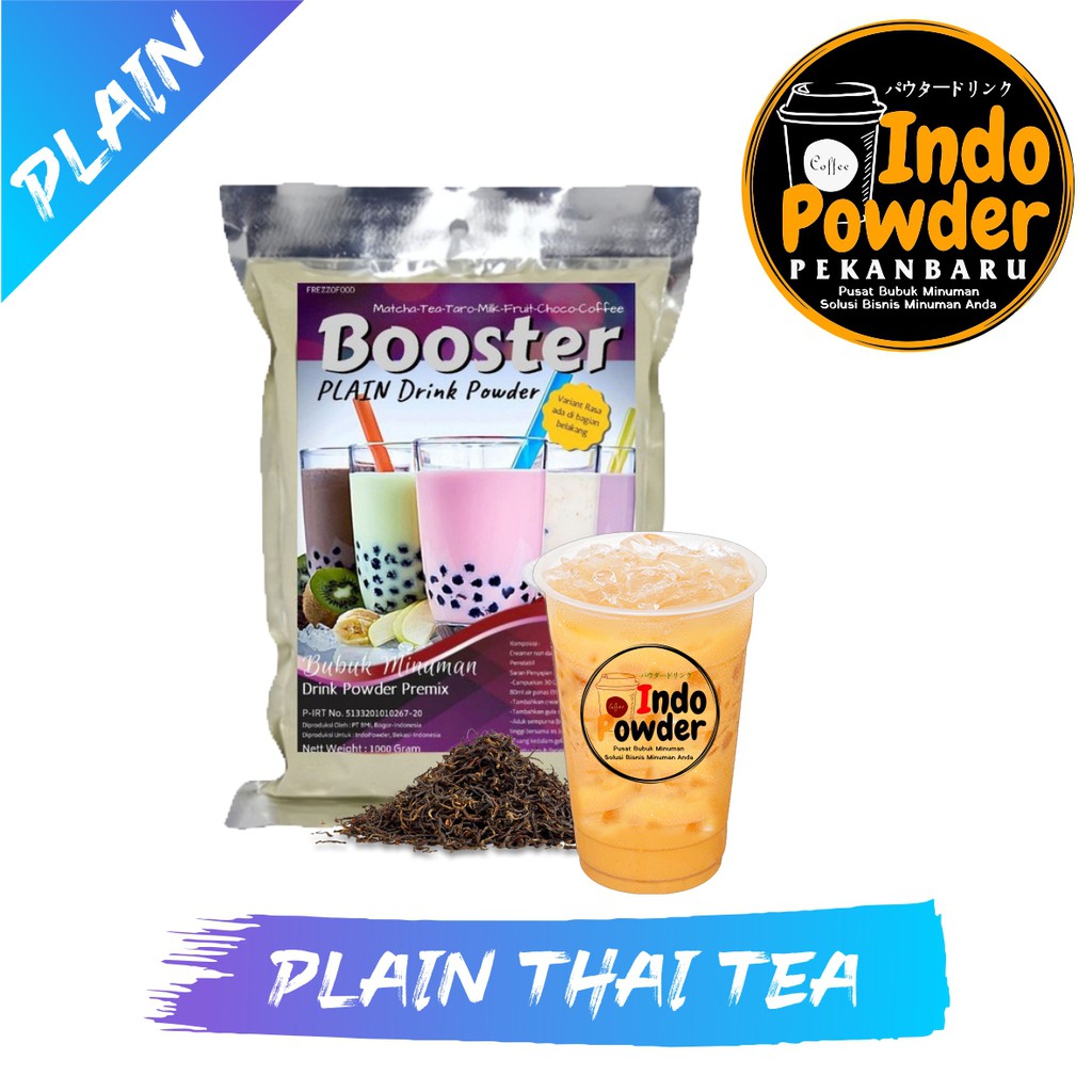 Jual PLAIN Bubuk Minuman THAI TEA 1Kg Bubuk THAI TEA 1Kg THAI TEA