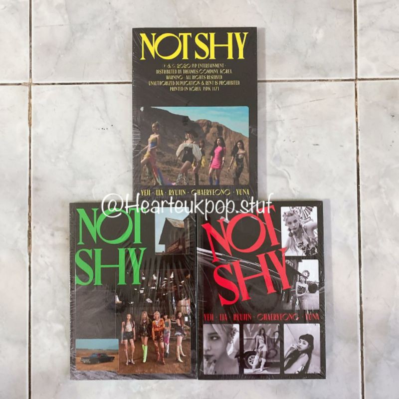 [UNSEALED] - Album ITZY NOT SHY+POSTER