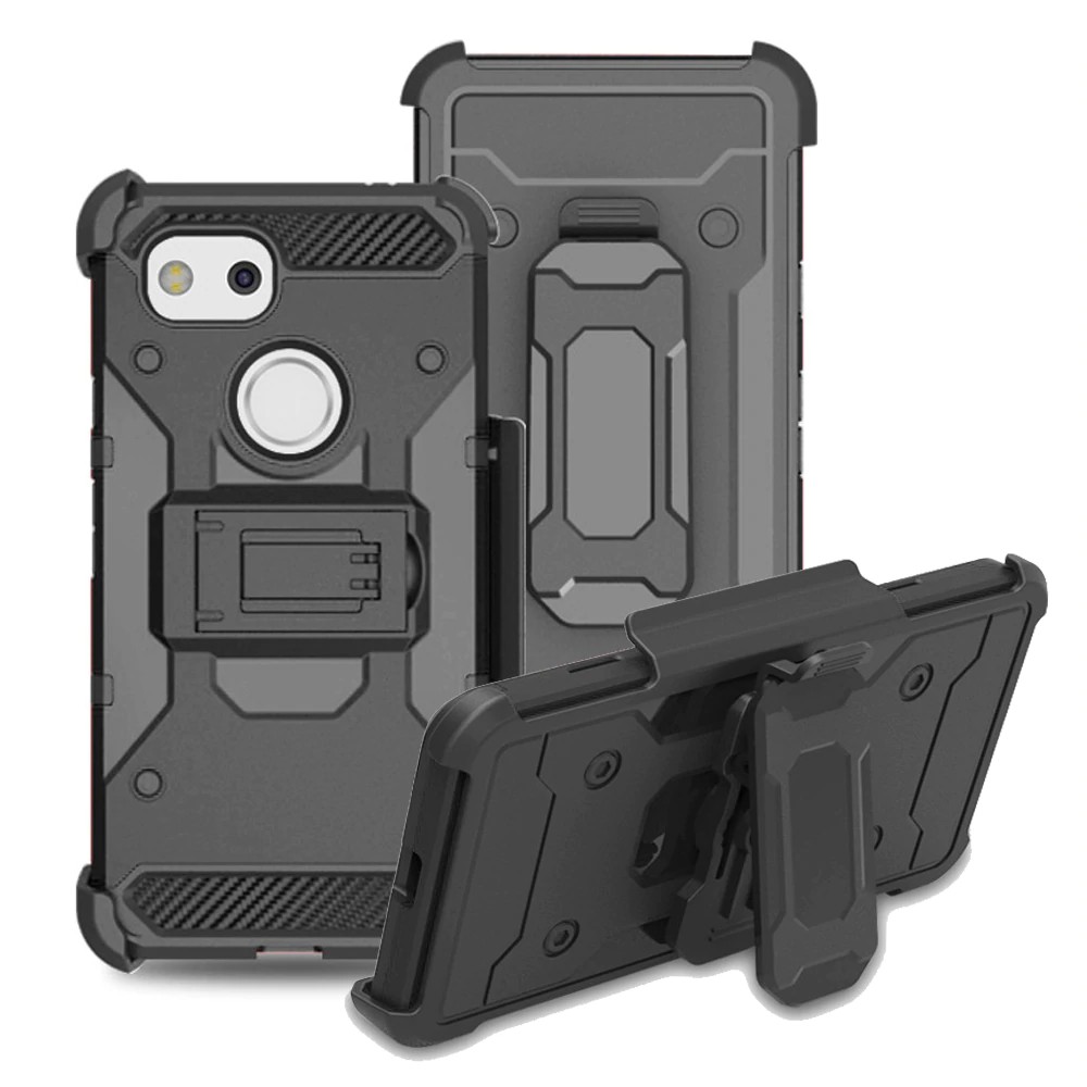 Terlaris Armor Phone Case For Google Pixel 2 XL 2XL PC Silicone Hybrid 60 full Protection Cover For