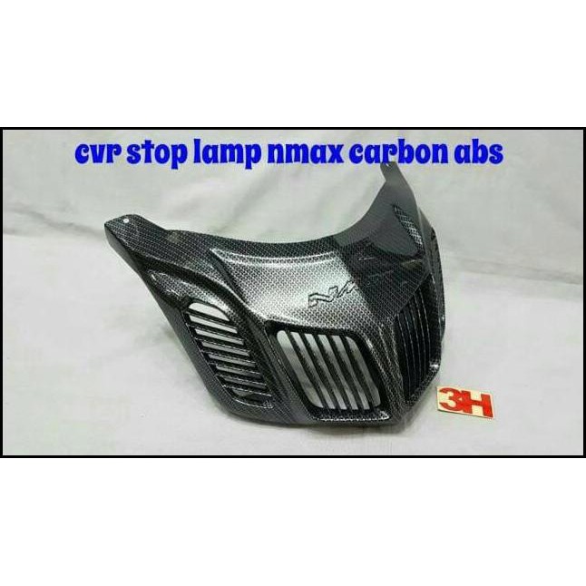 Cover Stoplamp Nmax Carbon/ Tutup Lampu Belakang Aksesoris Nmax Karbon