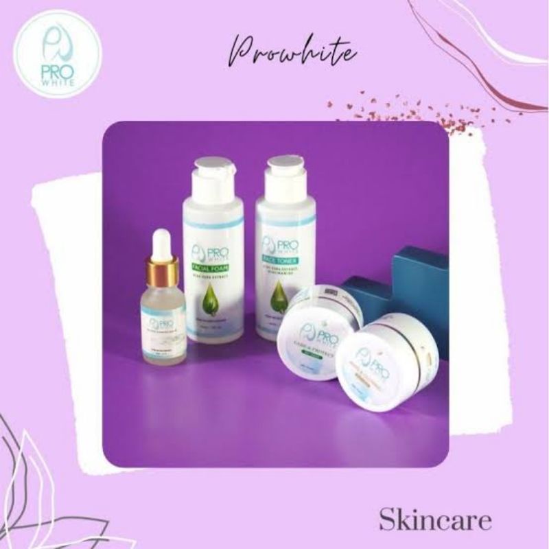 PAKET SERUM PROWHITE & 2 Botol FACE WASH, SKINCARE WHITENING