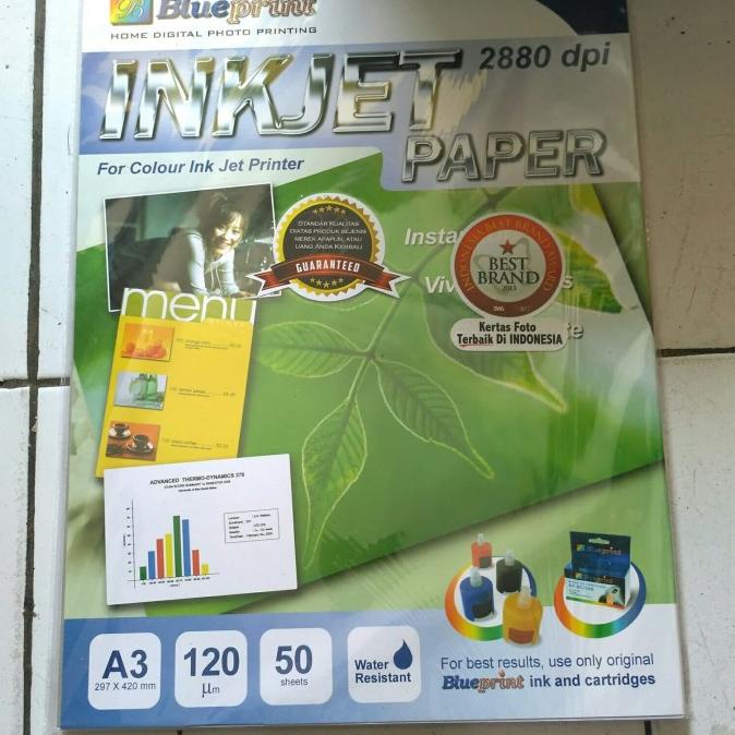 

Best Product!!! Kertas Foto Inkjet Paper A3 Uk 120 Isi 50 Sheet - Paling Diminati