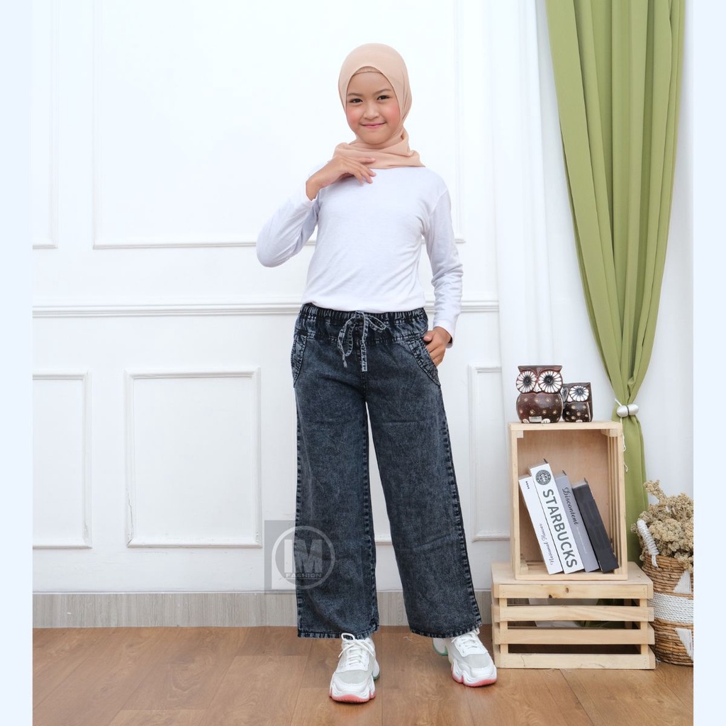 Kulot  Anak Perempuan 12 Tahun / Kulot Jeans Anak Perempuan / Kulot Anak Tanggung