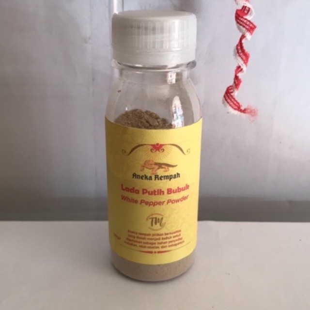 lada putih bubuk kemasan botol 50gr