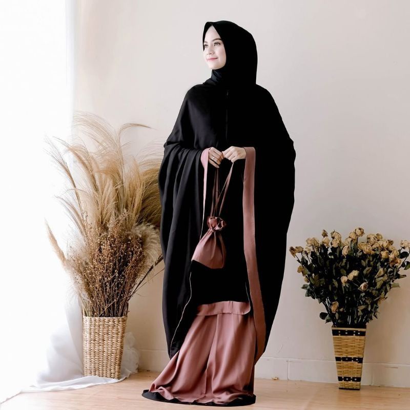 Mukena Salwa polos 2in1