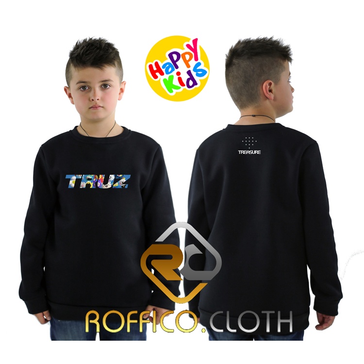 Sweater Anak Kpop Treasure × We Are TRUZ Premium - Jaket Anak Treasure × TRUZ