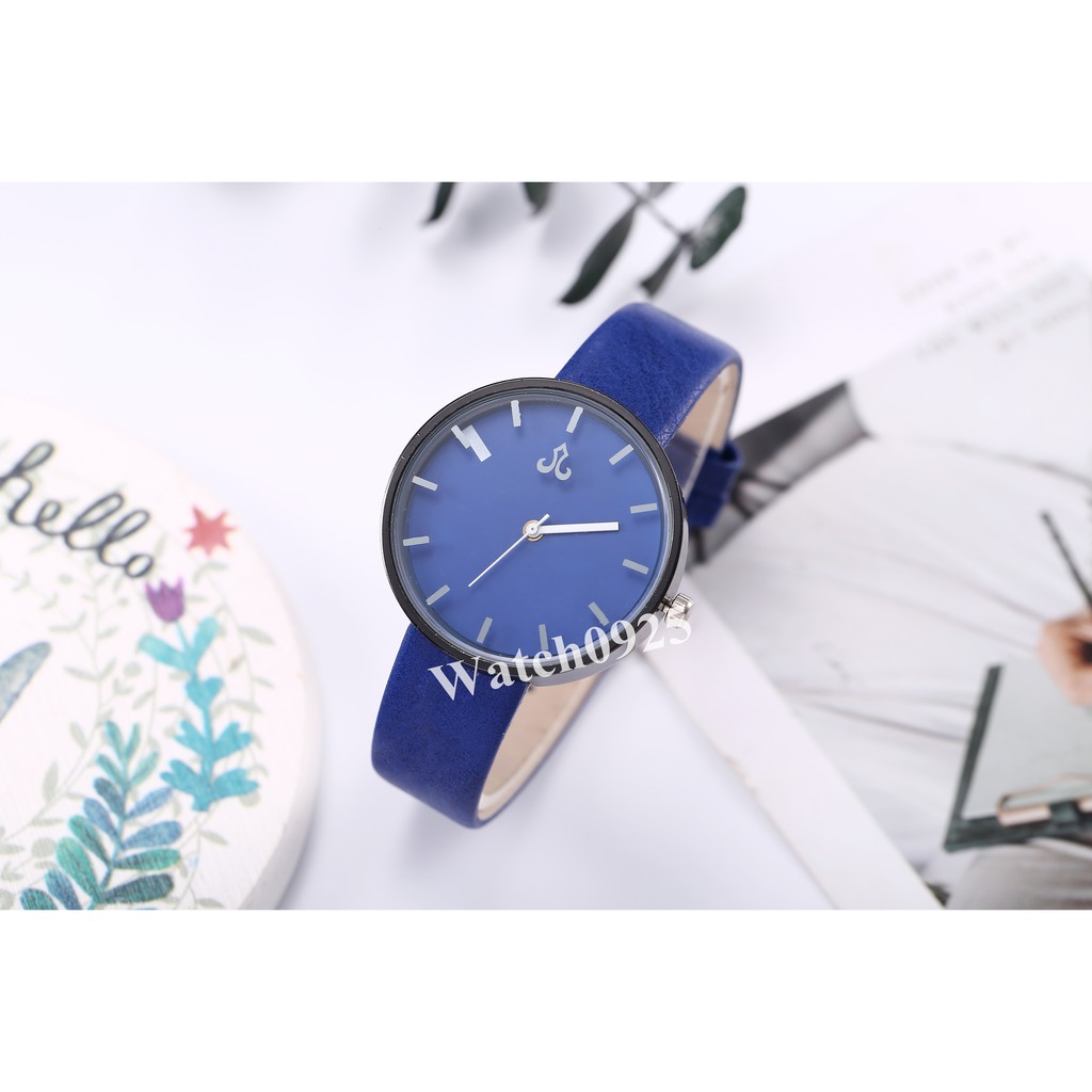 JAM TANGAN WANITA COUPLE GAYA KOREAN SIMPLE JAM FASHION MEN WOMEN RANTAI NYLON