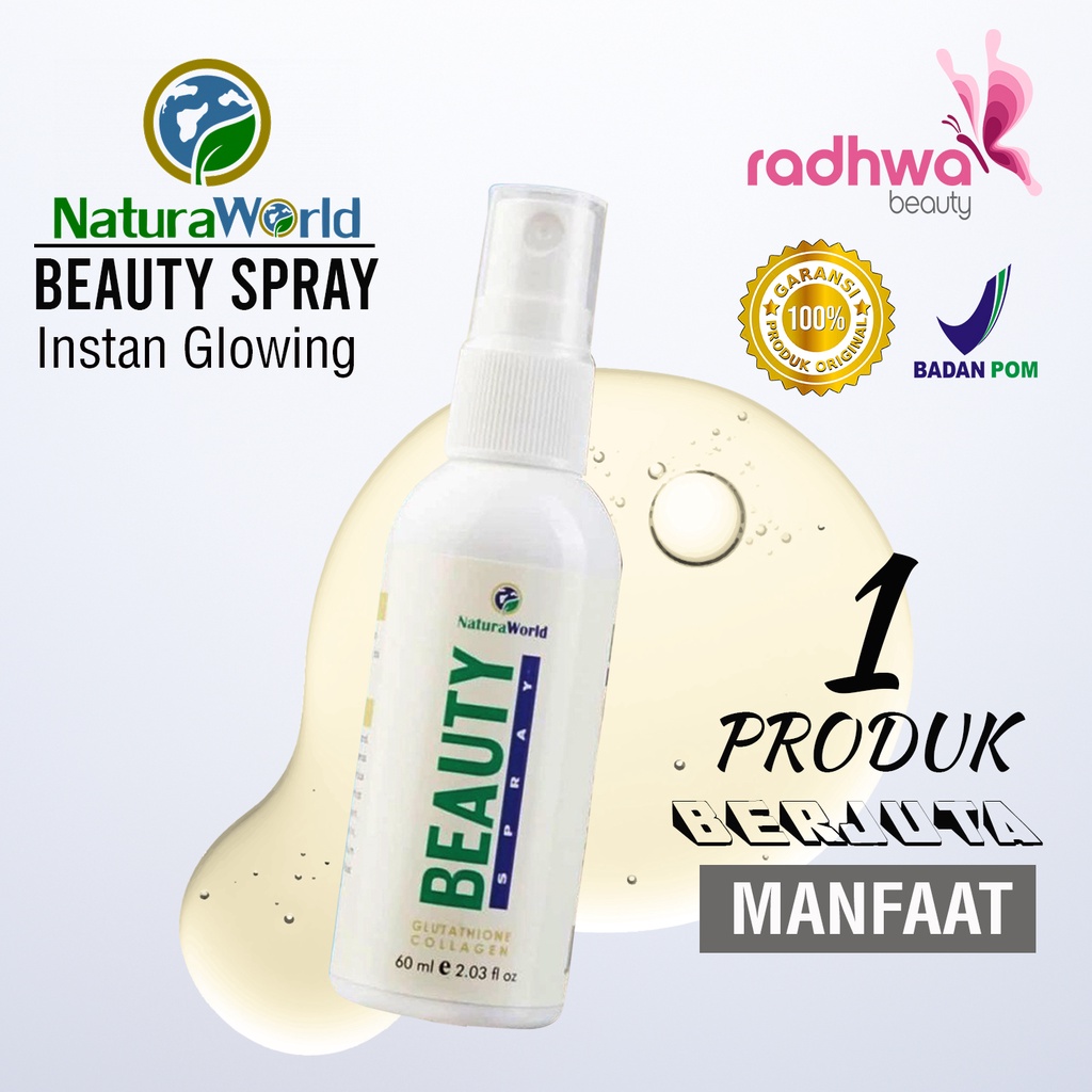 Beauty Spray Naturaworld ORIGINAL - Serum Wajah Berjerawat Berminyak Flek Hitam