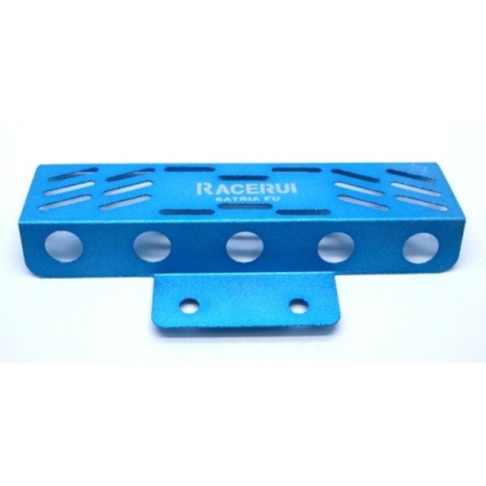 TUTUP RADIATOR AKSESORIS SUZUKI SATRIA FU BLUE VARIASI MOTOR RACING