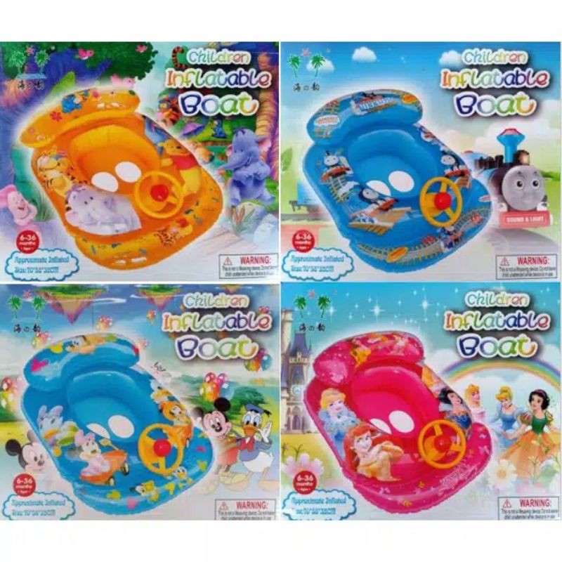 Pelampung Bayi Ban Renang Setir / Baby Boat Karakter