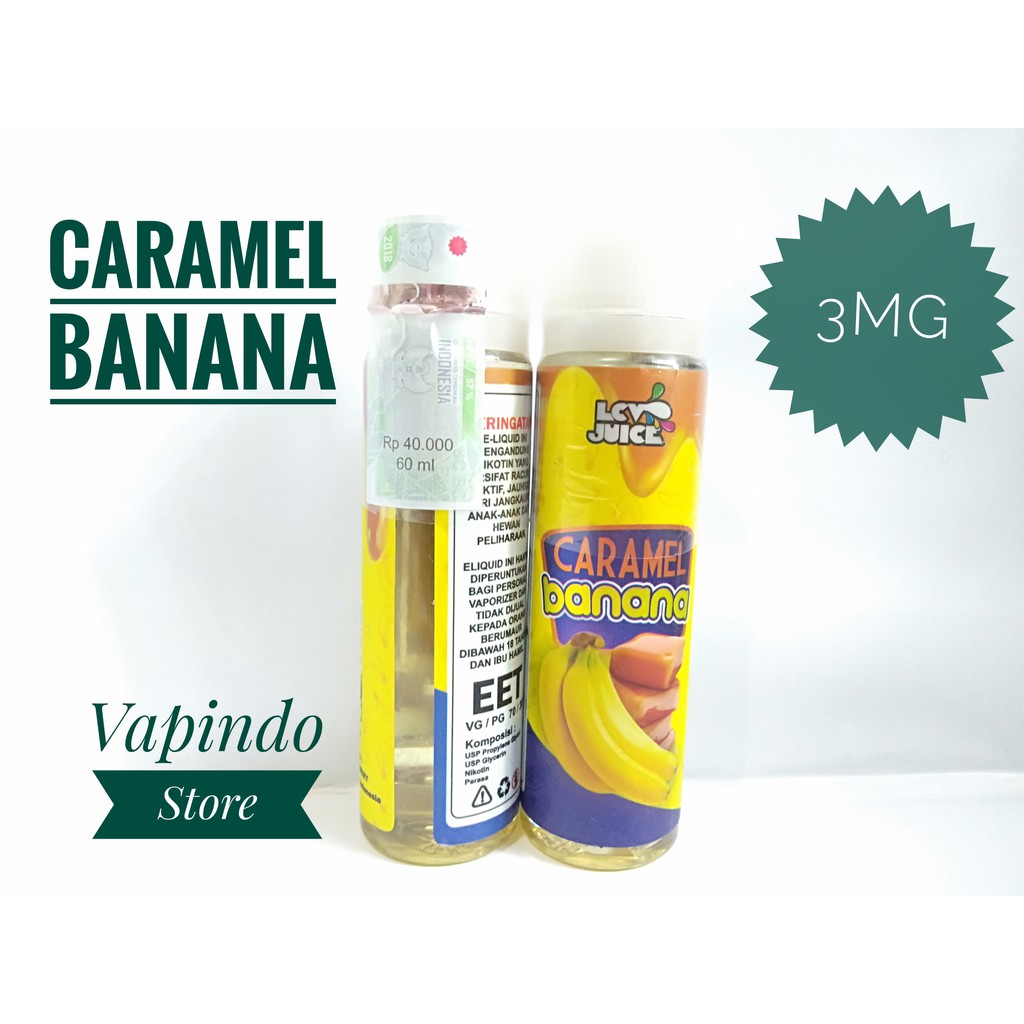 LCV CARAMEL BANANA 60ML BY KING BREWERY PREMIUM E LIQUID VAPE VAPOR