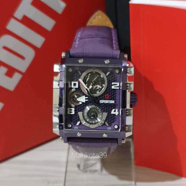 JAM TANGAN EXPEDITION SE6757BF SS PURPLE