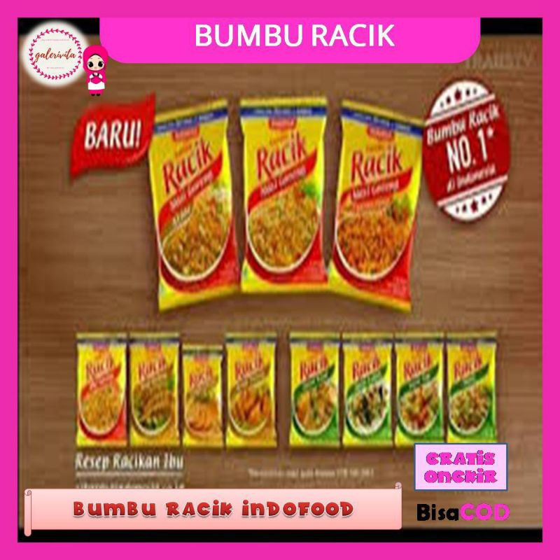 

Bumbu Siap Saji/Bumbu Racik Indofood/Bumbu Racik Instan/Bumbu Sayur AsemA92