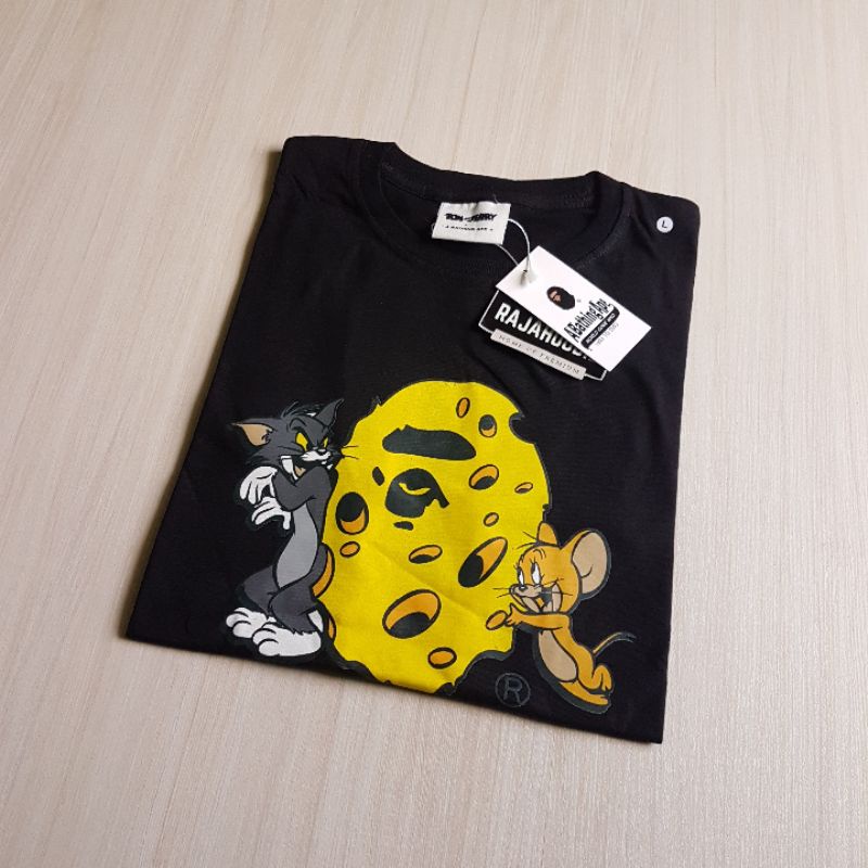 KAOS BAPE TOM & JERRY FULL TAG LABEL | BAJU BAPE | T-SHIRT BAPE
