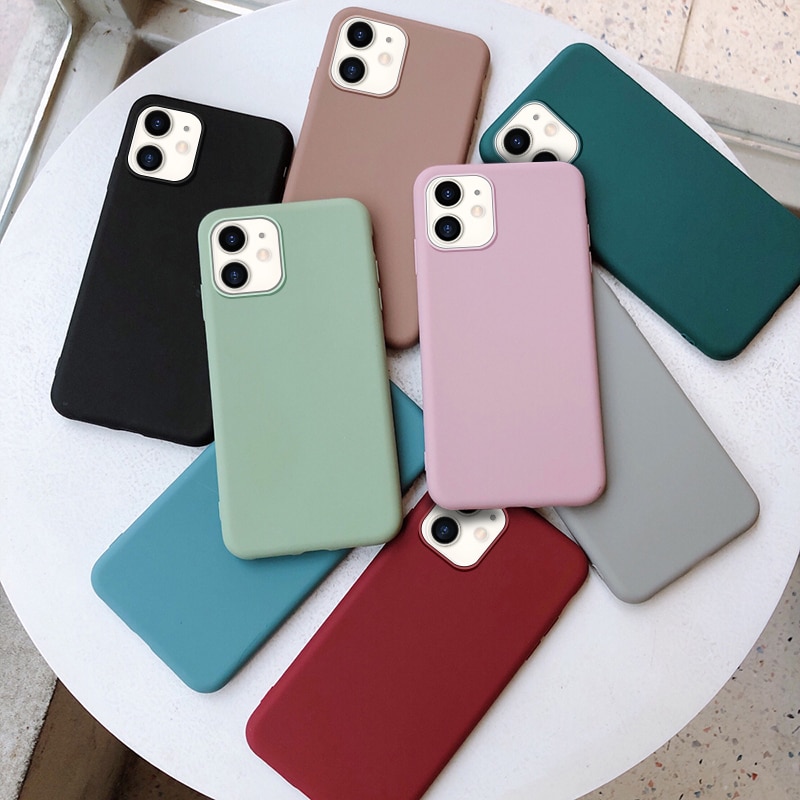 Soft Case Cover Tipis Mewah Motif Funda Etui Untuk Iphone 12mini / 12pro / 12pro / 11promax