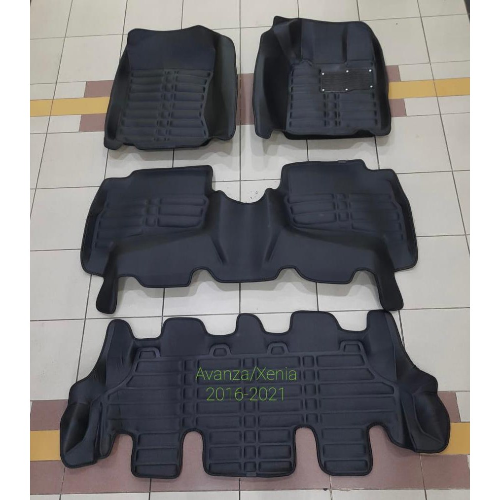 Karpet Mobil 5D Premium 3 Baris untuk mobil Avanza Dan Xenia 2016-2021