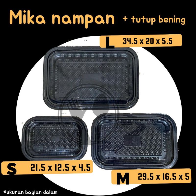 TRAY MIKA NAMPAN KECIL SMALL MEDIUM BESAR NAMPAN PLASTIK TRAY