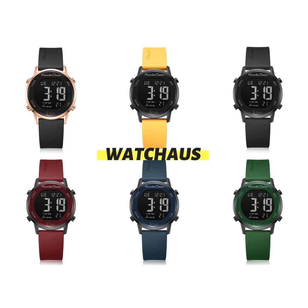 JAM TANGAN ALEXANDRE CHRISTIE UNISEX DIGI AC9352 AC 9352 MHR DIGI WATCH ORIGINAL