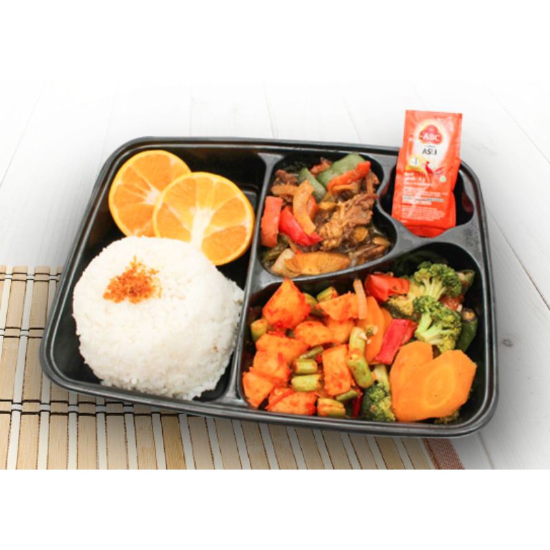 

Paket Bento Nasi Daging Lada Hitam Halal Dan Enak