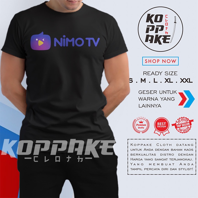 Kaos Nimo TV Logo Baju Game