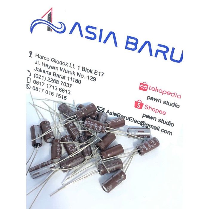 Kapasitor capacitor elco 1uf 250v / 1 250v / 1 uf 250 v