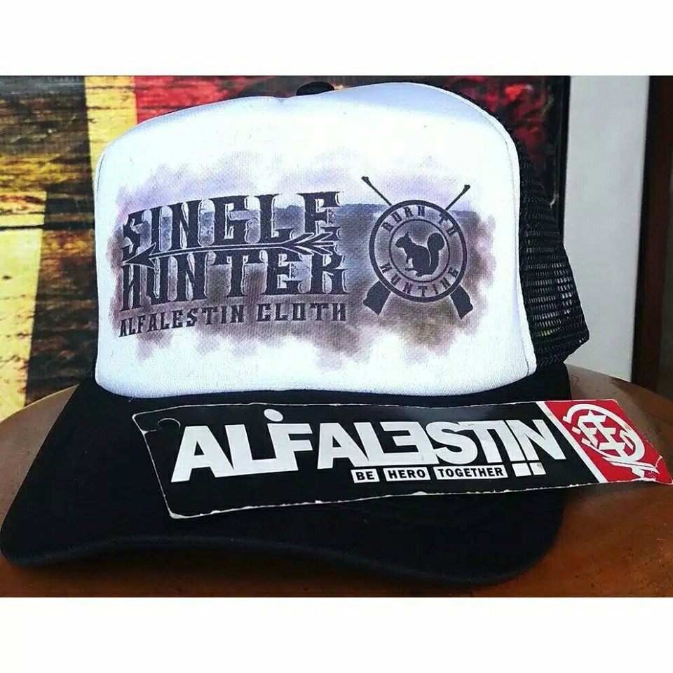 Topi Trucker Senapan Angin Hunter Sniper Pemburu 1