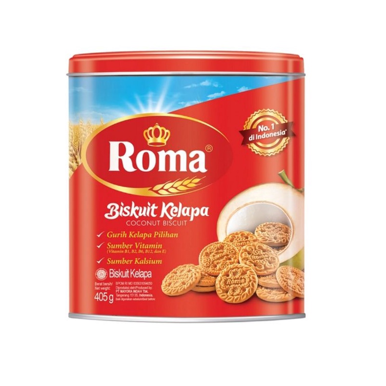 biskuit roma kelapa (coconut biscuit) 405gr