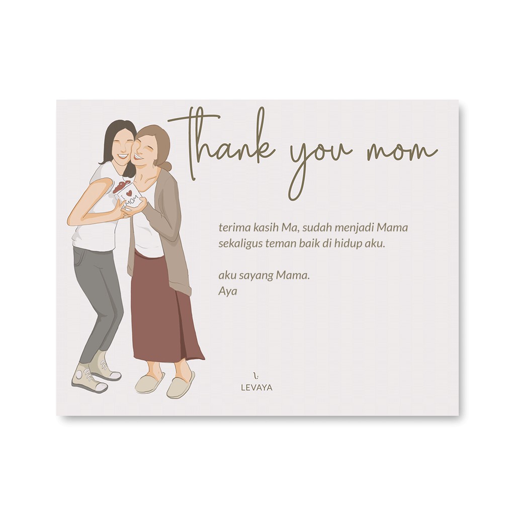 LEVAYA - Personalized Greeting Card