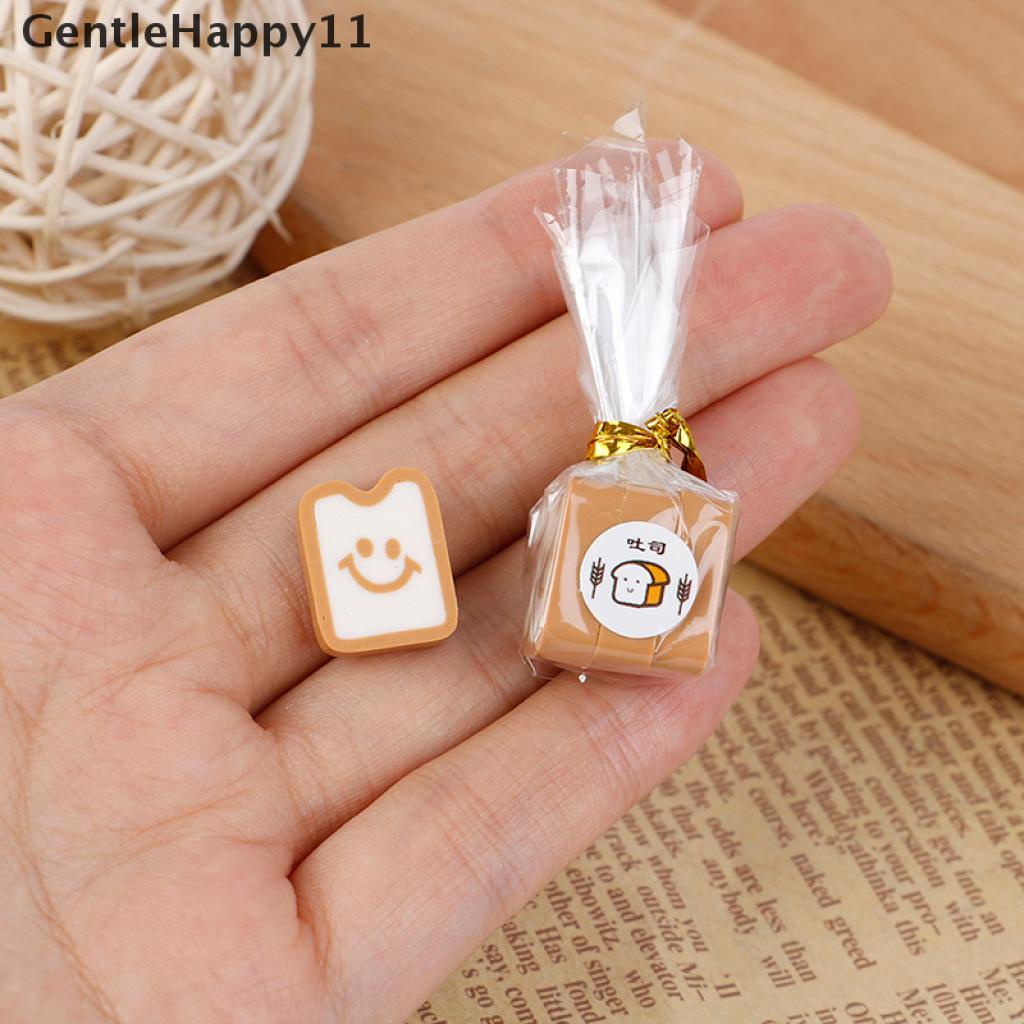 Gentlehappy1per12rumah Boneka Miniatur Simulasi Roti Bakar Boneka Aksesoris Makanan Dapur