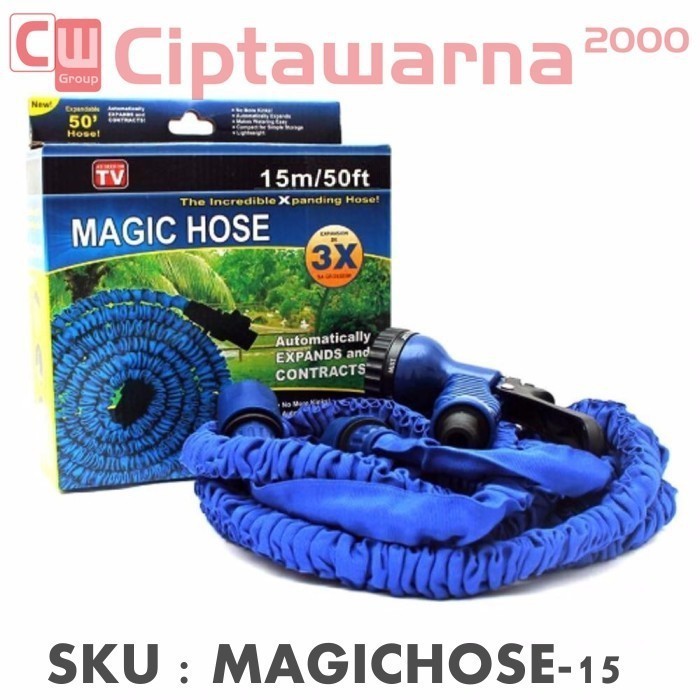 Selang Air Magic Hose 7.5m/25ft 15m/50ft 22.5m/75ft 7.5M