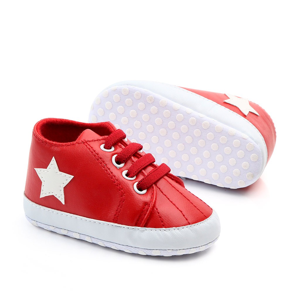 HappyOliver 2219 STAR RUFFI Sepatu Anak Laki Sepatu Bayi Prewalker Shoes 0-18 bulan Import