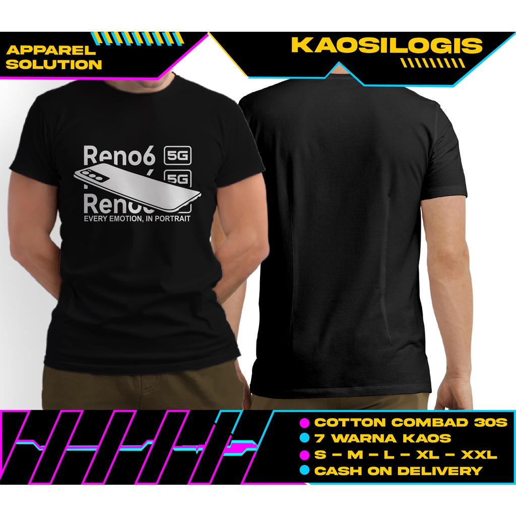 Kaos Handphone Oppo Reno 6 Gadget - Kaosilogis