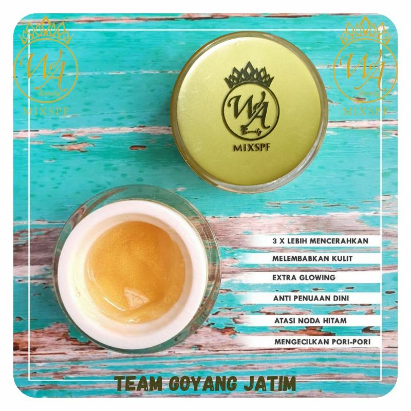 Premium Glowing Gold Gell / Gold Gell Wa Beauty / Wa Beauty Mixspf