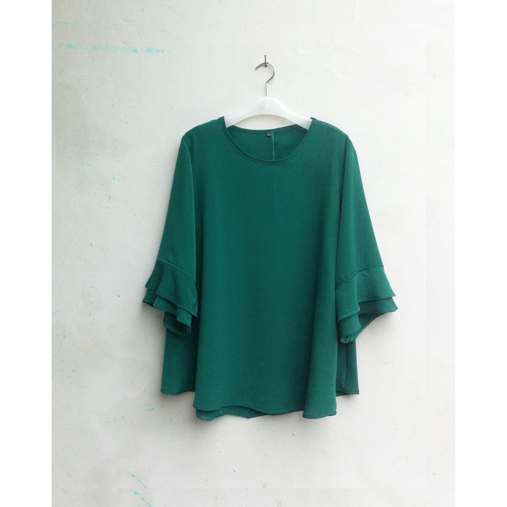 NEW DESIGN Blouse Wanita Big Size 2L 3L 4L 5L Warna NEW DESIGN Blouse Wanita Big Size 2L 3L 4L 5L Warna