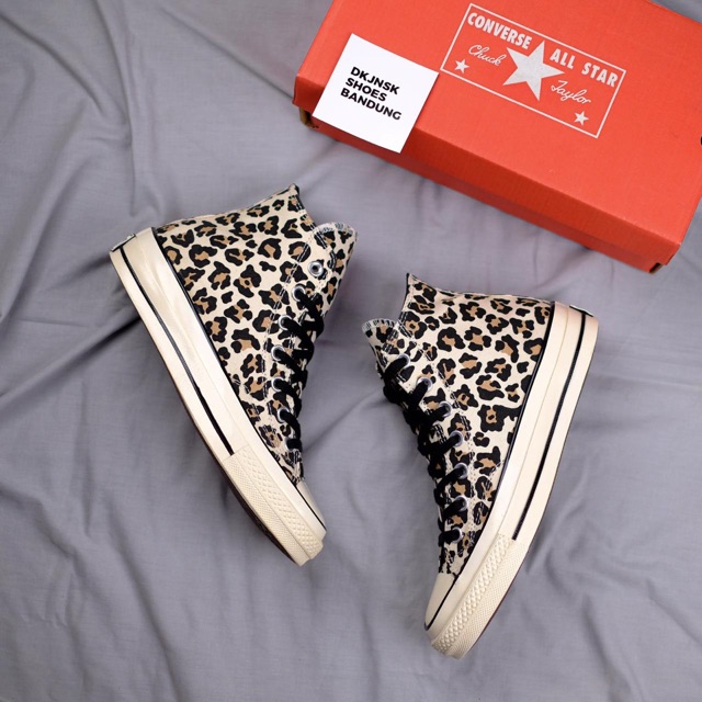 converse all star hi leopard