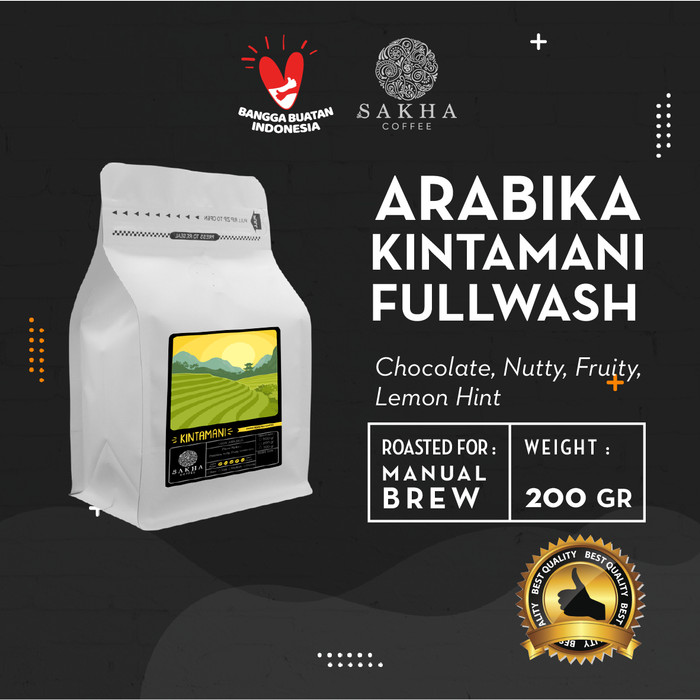 

Biji Kopi Arabika Bali Kintamani For Manual Brew 200 Gr - SAKHA COFFEE - MKIN200