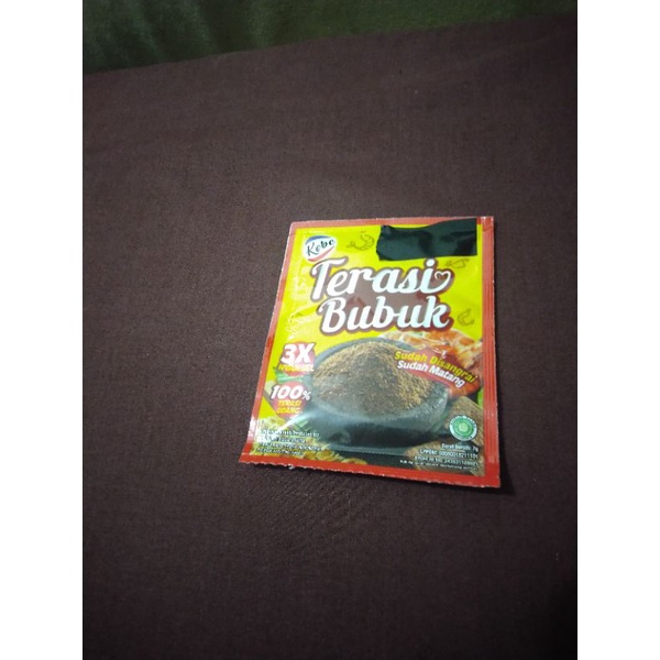 terasi Bubuk Kobe sudah matang
