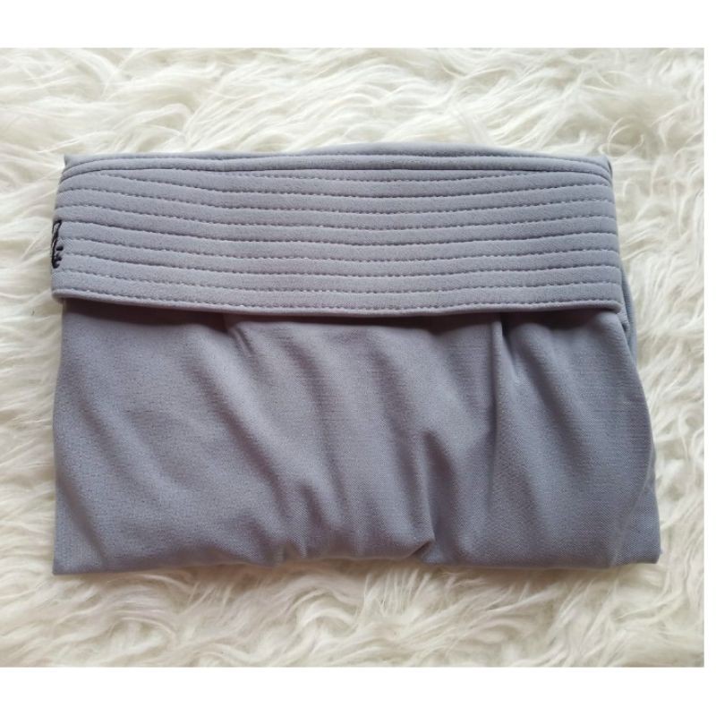 JILBAB SIMPLE JERSEY ANNISHA ORI AZZARA-Abu