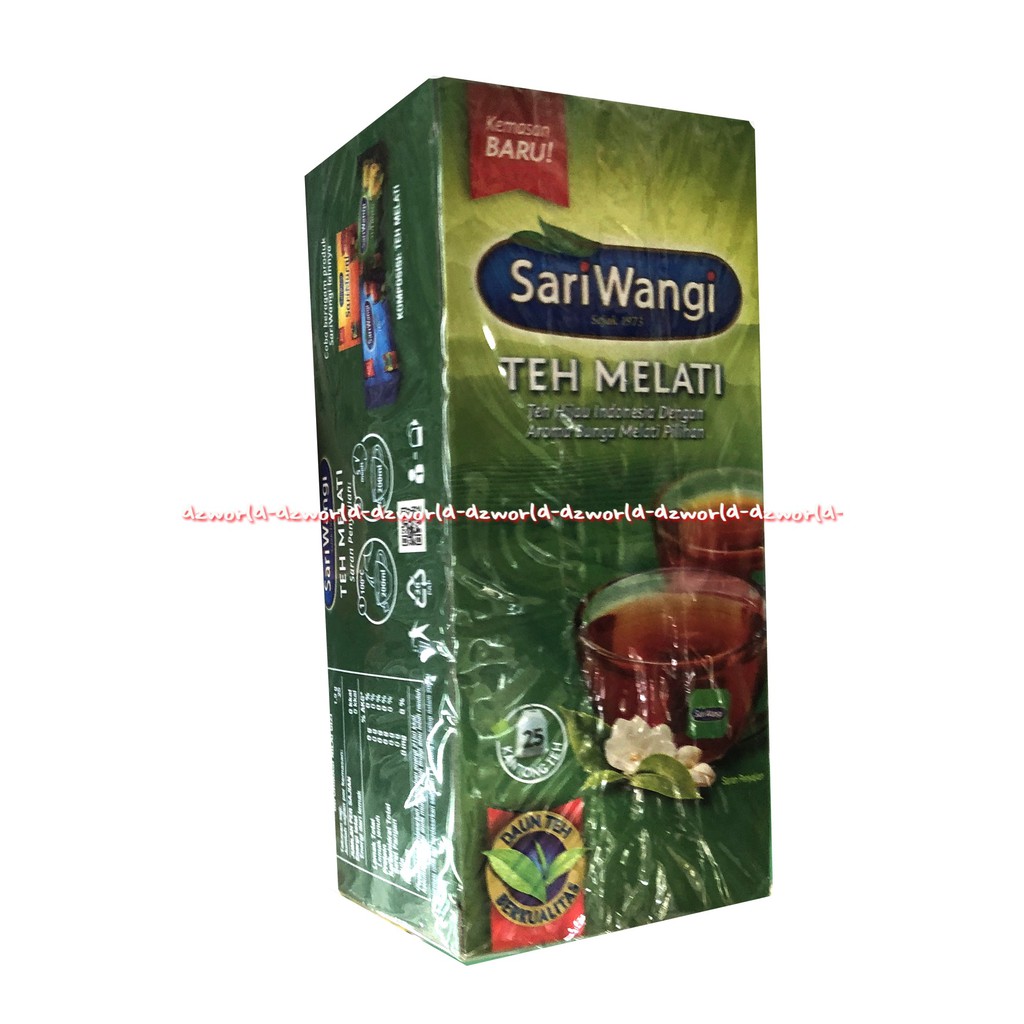 Sariwangi Teh Melati 25Pcs Teh Hitam Sari Wangi Teh Melati Teh Mawar Black Tea