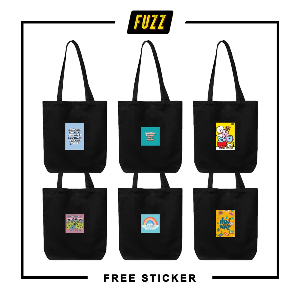 Totebag Wanita Resleting Tote Bag Pria Distro Tumblr Aesthetic Pria Dan Wanita