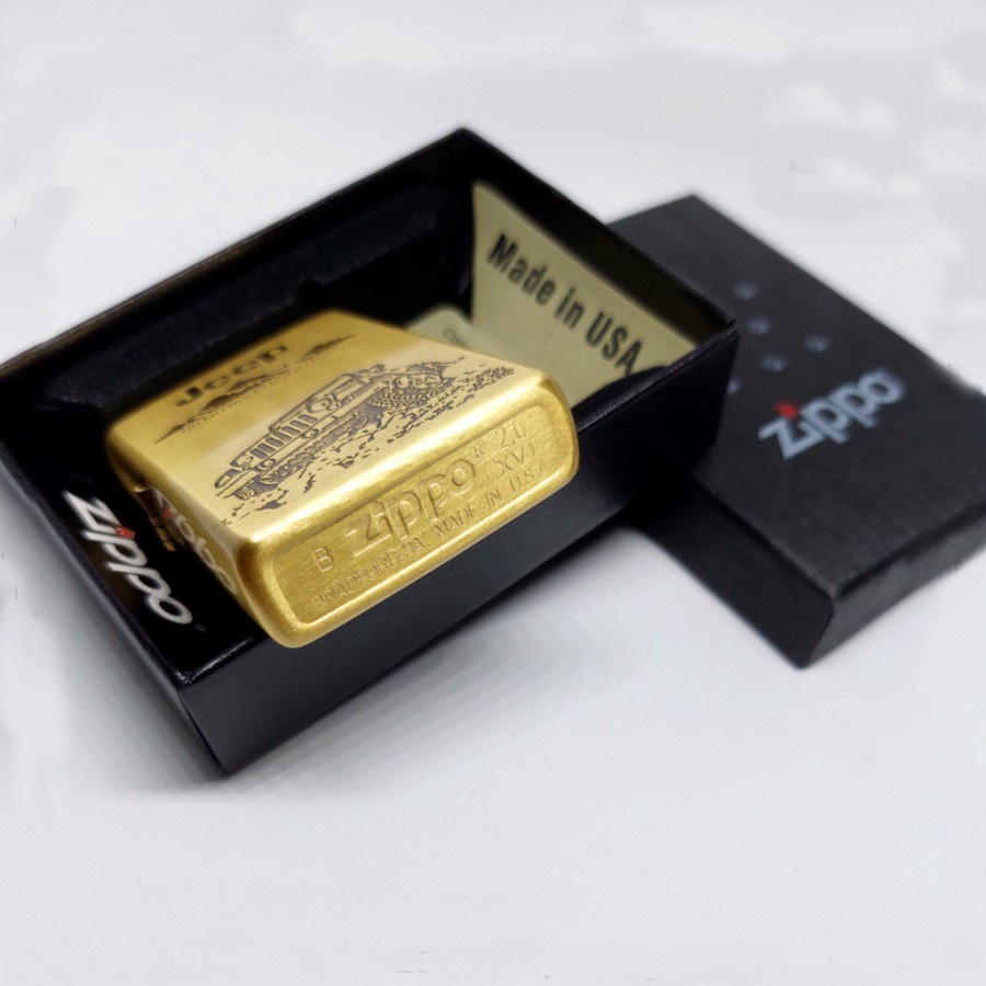 Korek Api Zippo Gold Classic Premium Jeep